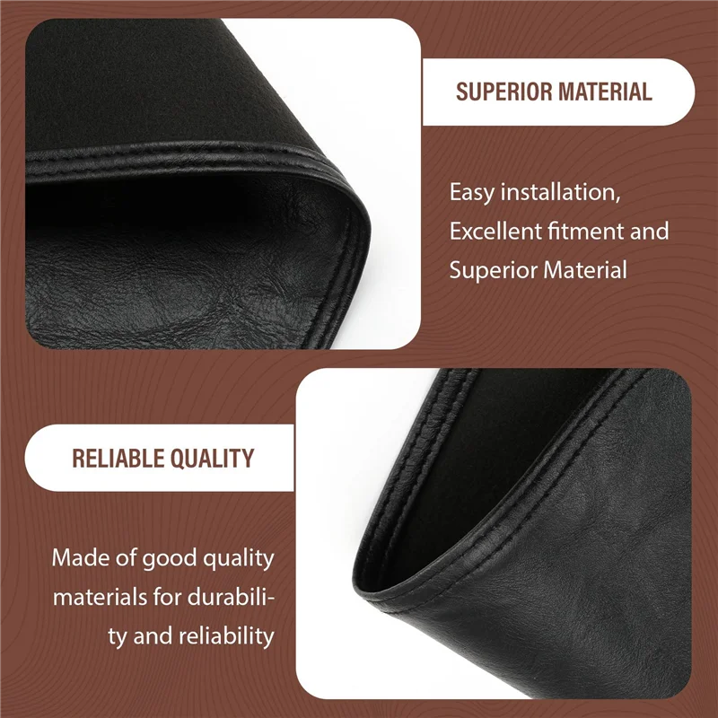 

ABRE-3X Non-Slip Faux Leather Headrest Protector For Recliner Chair,Headrest Cover For Furniture Slipcovers Cover Black