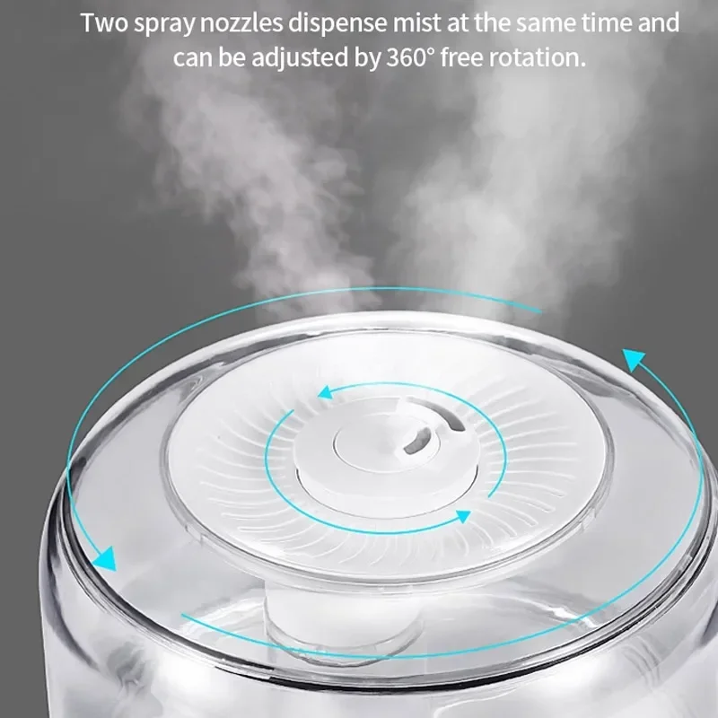 Увлажнитель воздуха, интеллектуальный увлажнитель воздуха большой емкости, диффузор с таймером дистанционного управления, домашний увлажнитель воздуха, ароматический диффузор