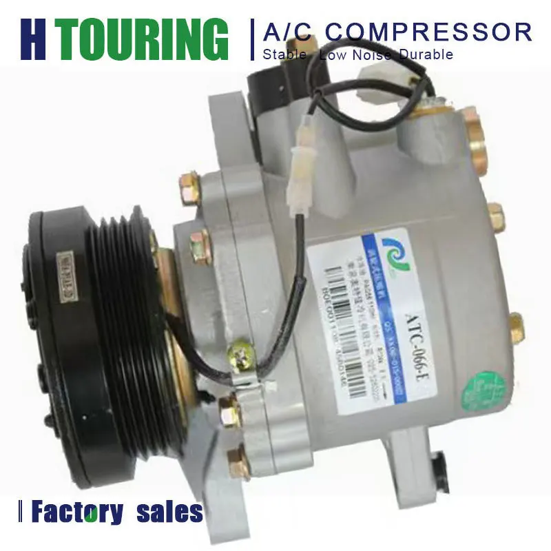 Compresor de aire CA A/C original a estrenar para Chery QQ ATC-066-E ATC-066-V0