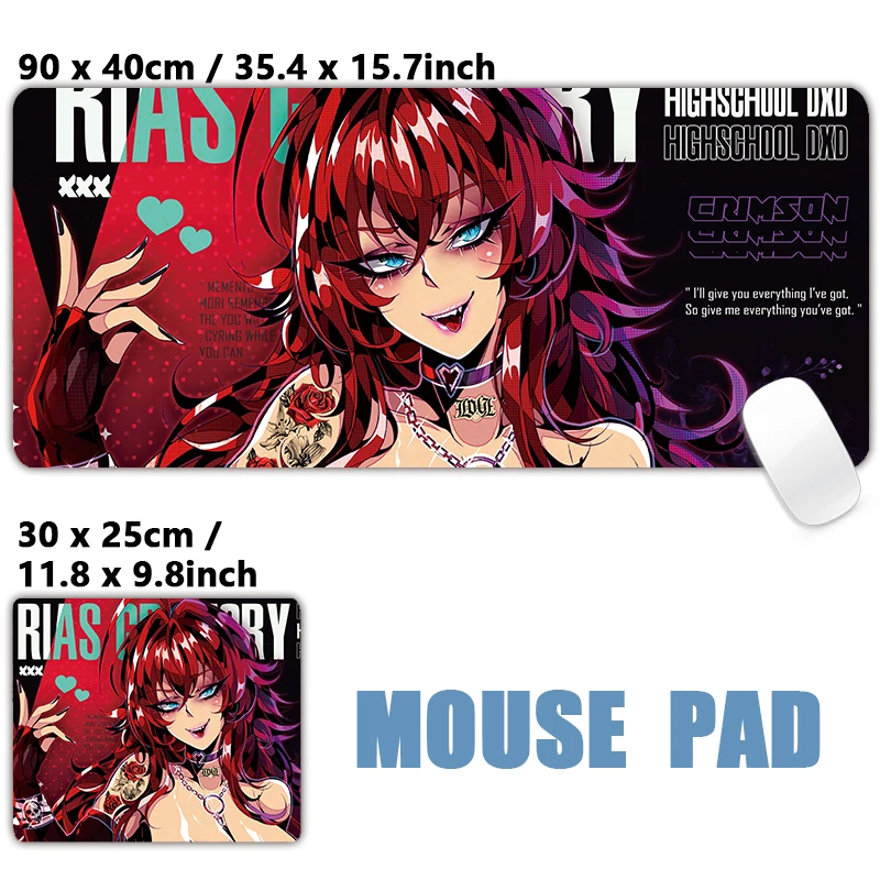 Anime japonês sexy quente menina gamer slicone xxl grande mouse pad computador portátil antiderrapante teclado de escritório tapete de mesa mousepad