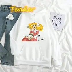 Abiti Vintage Felpa Con Cappuccio da Donna 2022 di Modo di Felpe Harajuku Felpa Della Caramella Della Caramella Del Fumetto 90s Femminile Felpa Con Cappuccio Pullover