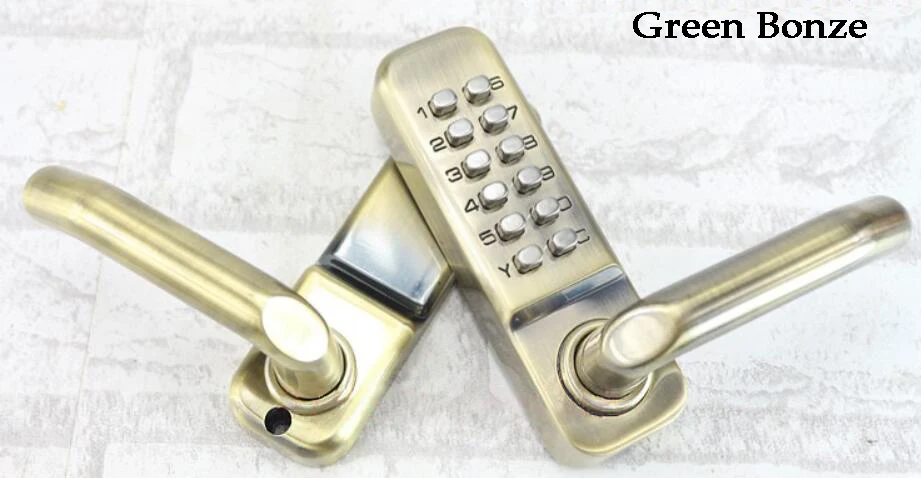 80mm Thick Villa Gate Password Lock Exterior Garden Door Lock with Keypad Keyless Entry Combination Lock