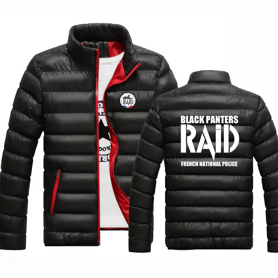 

2024 Men New RAID French National Police Spring and Autumn Printing High Quality Leisure Cotton Comfortable Clothes Jacket Tops
