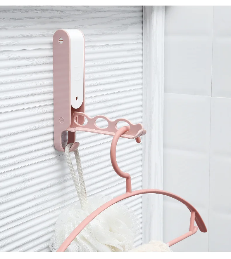 

Magical Clothes Hanger Multi-function Kitchen Bathroom Folding Hanging Rack Storage Keys Holder Cabinet Door Home Organizer