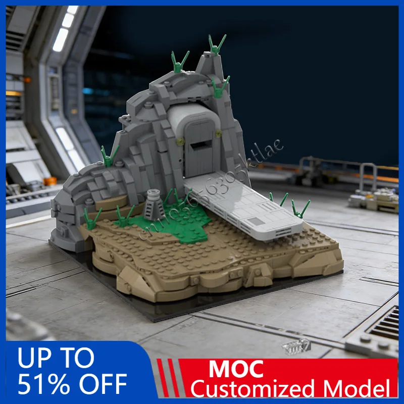 

688 PCS Technology Iittle Clone Army Outpost MOC Building Block Model Children Assembly Educational Building Set Christmas Gifts