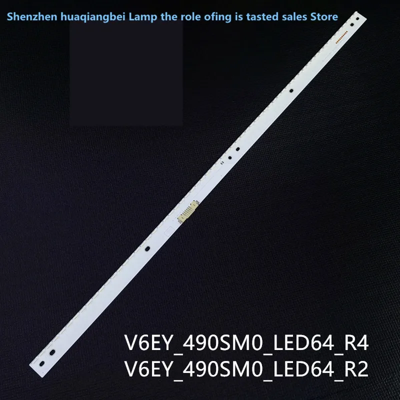 

FOR FOR 49inch LED Backlight Strips for UA49K6800AJXXZ V6EY_490SMO_LED64_R4 LM41-00300A BN96-39510A 39512A 39511A 64-LED 598mm