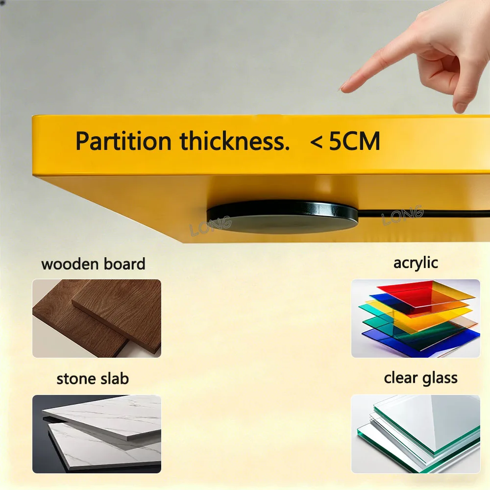 Touch Switch Sensor AC220V LED Cabinet Closet No-Drilling Penetrating Wood Panel Hidden Touch Sensor For Wardrobe Cupboard view 2