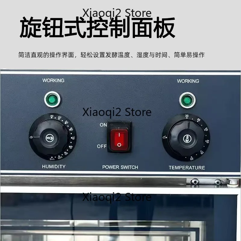 Commercial Stainless Steel Pasta Proof Cabinet Large Capacity Fermenter Smart Timer Temp Hot Air Circulation