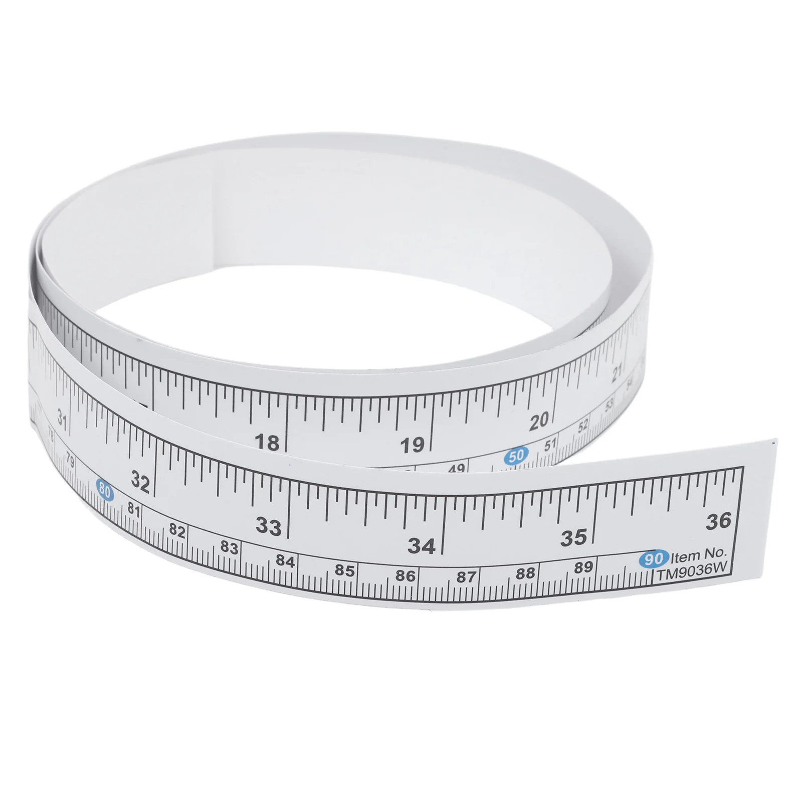 

10Pcs Industrial Sewing Machine Table Ruler Peel Stick Adhesive Measuring Tape Garment Cutting Tables Workbench Measure