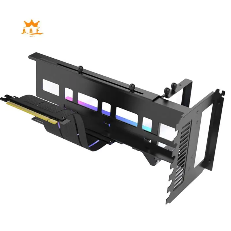 

A08E-EZ-40 Вертикальный кронштейн видеокарты ARGB Pcie 4.0 X16 Кабель-адаптер Видеокарта Кронштейн рулевого управления