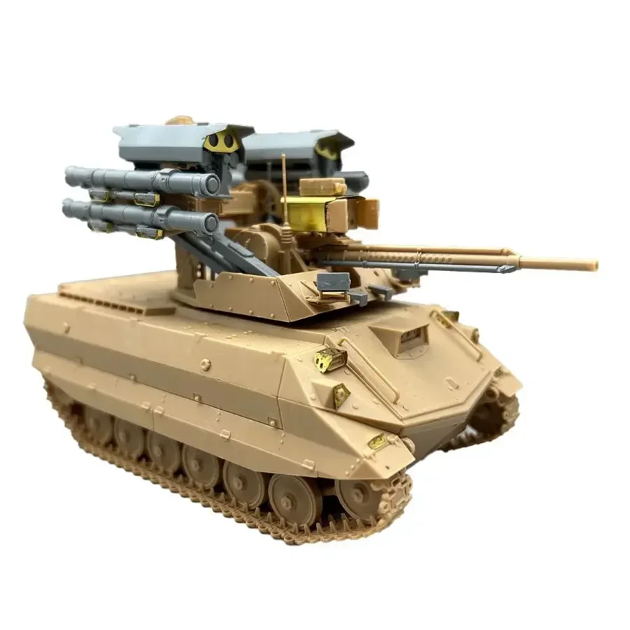Model Militer URAN-9 Kendaraan Tempur Darat Tak Berawak Rusia Versi Terbaru 35A073 Skala 1/35 Oleh Amusing Model Hobby