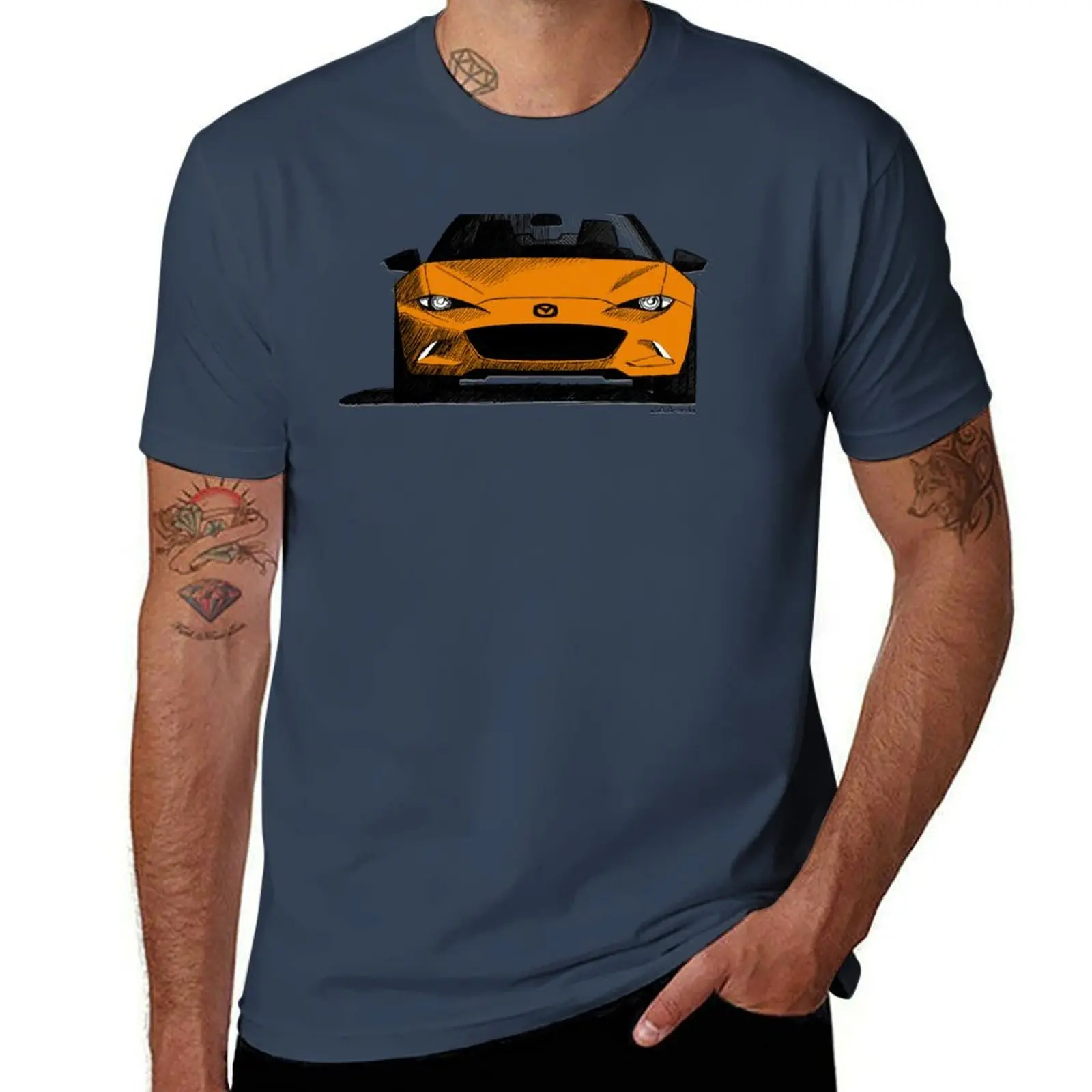 

My drawing of the Japanese roadster car ND T-Shirt Plus Size Lightweight Tee Shirt
