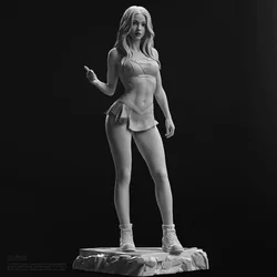 1：24 （75mm）model kit resin kit Beautiful Supergirl