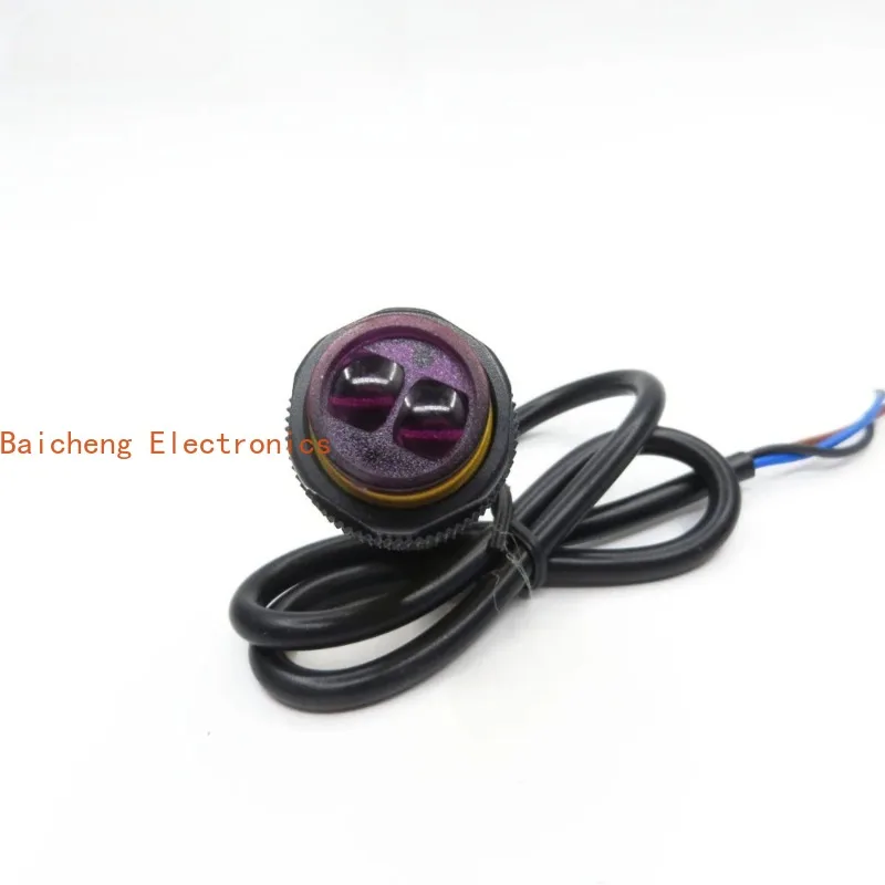 Robot Mobil Pintar E18-D80NK Sakelar Kedekatan Sensor Fotolistrik Penghindar Rintangan Inframerah 3-80Cm Rentang Deteksi Dapat Disesuaikan