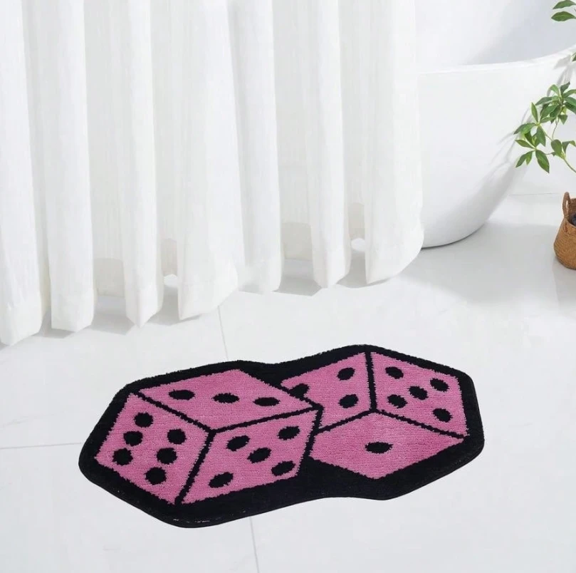 

Home Bath Microfiber Rug Soft And Absorbent Bathroom Mat Quick-Dry Non-Slip Floor Rug For Shower Bath And Toilet