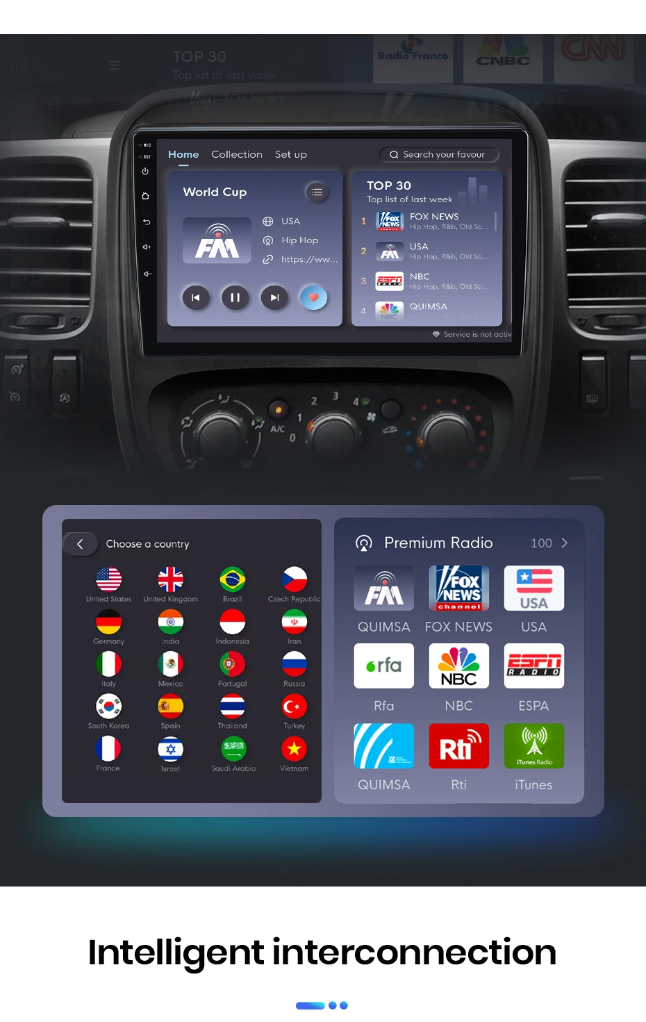 Junsun Autoradio für Renault Trafic 3 2014-2021 mit CarPlay, Android Auto, FM, RDS, DSP, BT, GPS-Navigation, SWC, HD IPS Touchscreen, Plug & Play Multimedia-Player, Freisprechfunktion, Original-Autostil-Haupteinheit – Detail 18