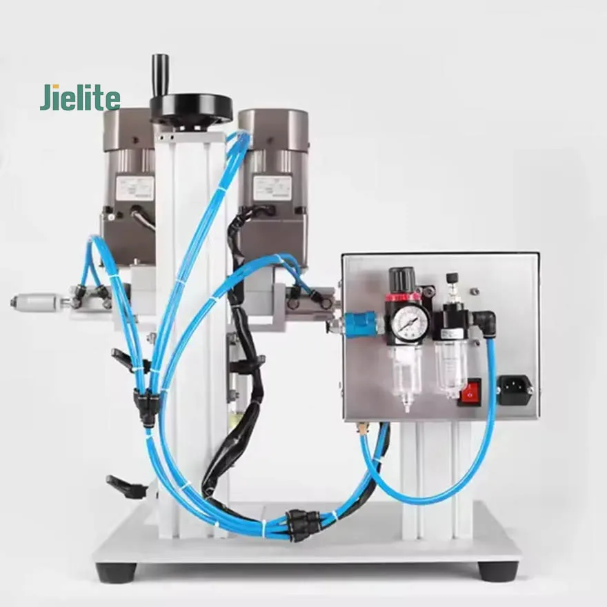Semi Automatic Cosmetic Plastic Bottle Screw Capping Machine Laundry Detergent  Capping Machine