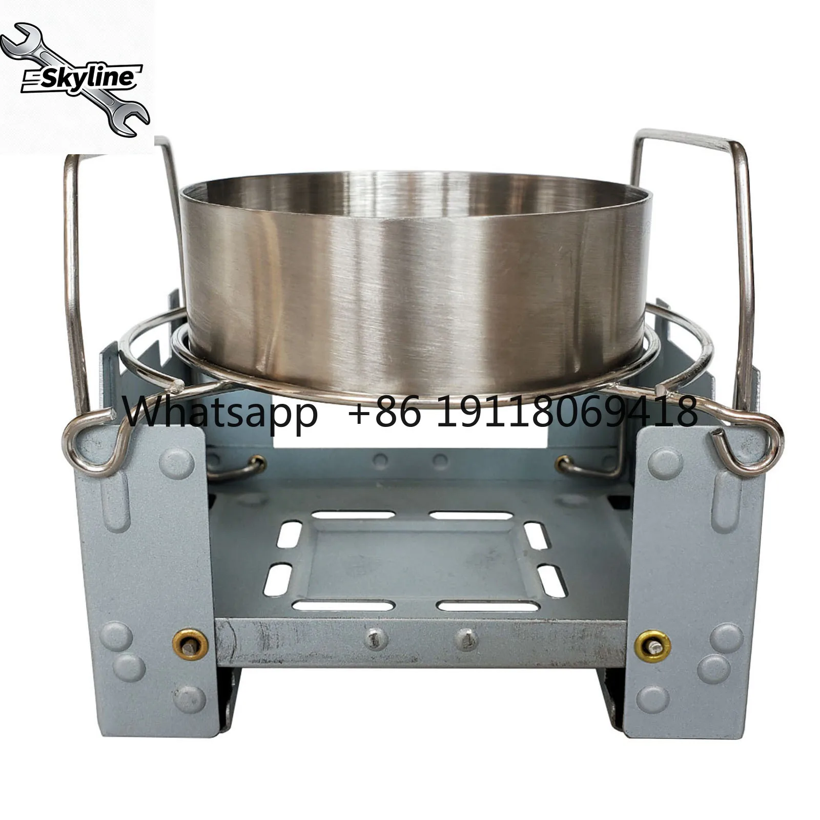 Outdoor Portable Stove Foldable Support Stand & Wind Resistance Ring Replacement Accessories