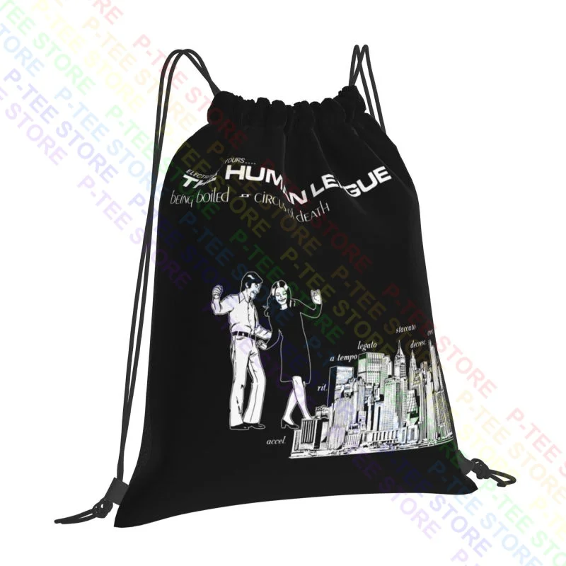 Being Boiled Human League Drawstring Bags Gym Bag Print Backpack 3d Printing Multi-function