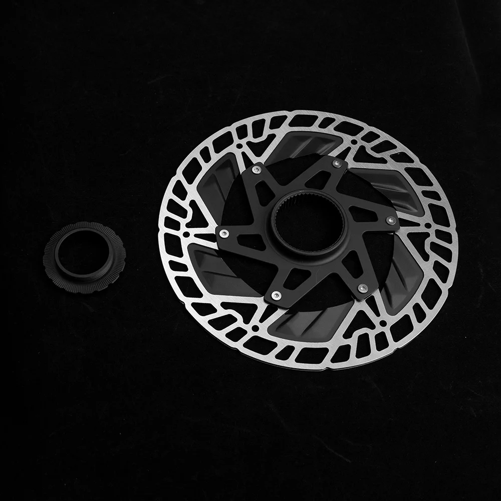 ZRACE RT-RX Plus ICE-TECH 160 mm Center Lock-Scheibenrotor, ultraleicht, starke Wärmeableitung, schwimmender Rotor, Straßenscheibenbremse – Detail 1