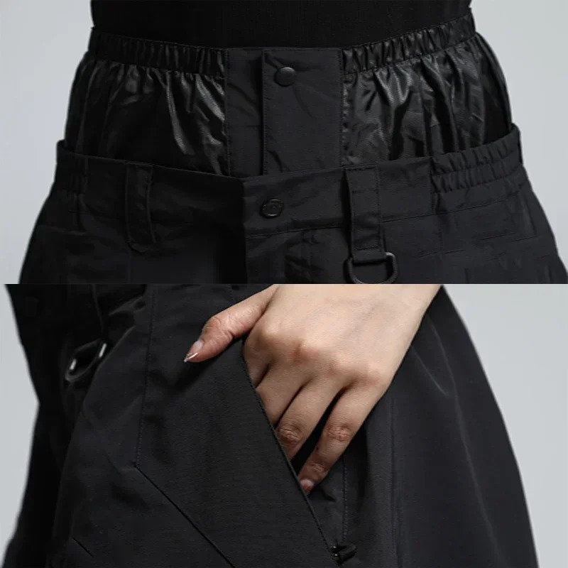 GSOU SNOW New2025 Uomini di Inverno All'aperto Pantaloni Da Neve Delle Donne Allentato Snowboard Indossare Impermeabile Antivento Pantaloni Da Sci Caldo Sci Femminile