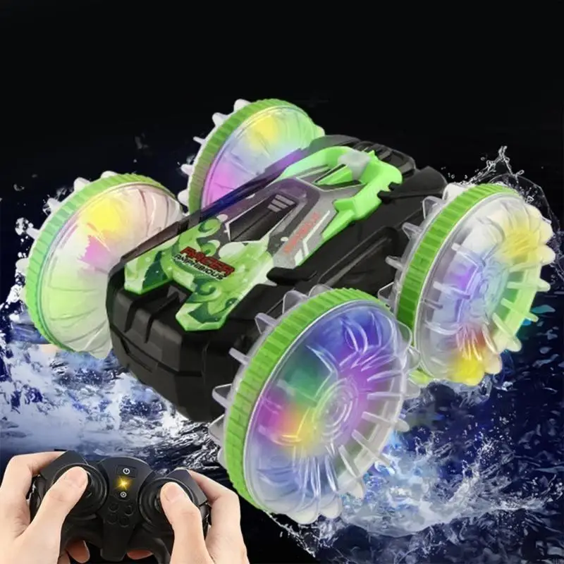 54DA Wireless Amphibious Car Remote Control Stunt Car Toy 360 Children Present