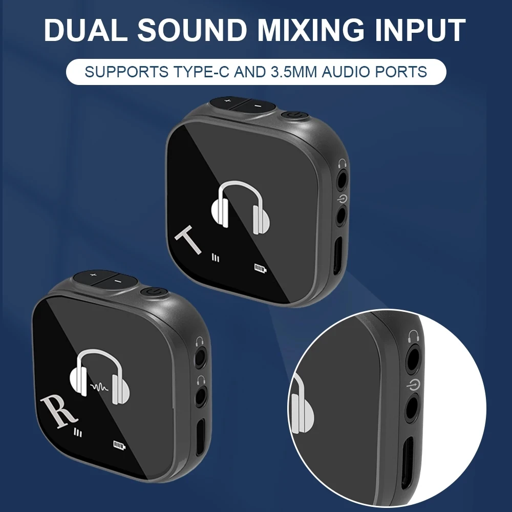 5.8G Wireless In Ear Monitor System System Transmitter Receiver IEM System Automatic Pairing Professional In Ear Monitor