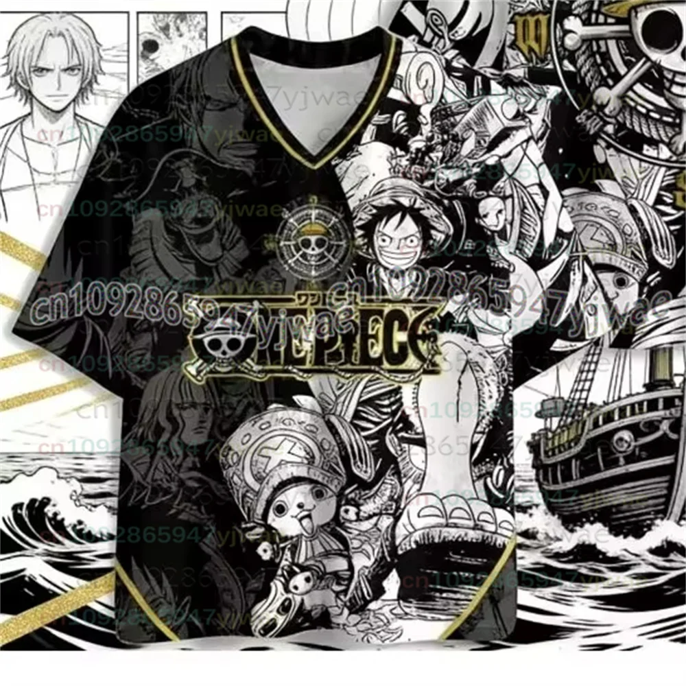 2026 New Summer Japanese Anime One Piece Zoro Luffy 3D Quick-Drying T-Shirt Plus Size For Men Women's Kid's Top Cosplay Jersey
