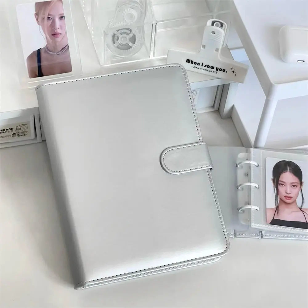 A5 Kpop Idol Binder Photocard Holder PU Photo Album Photocards Collect Book Card Storage Kawaii Stationery