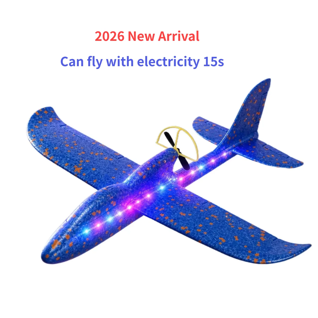 Can fly with electricity 15s Hand Launch Glider Foam Fighter Model Electric Powered Aircraft Toy USB Charging Outdoor Flying Toy