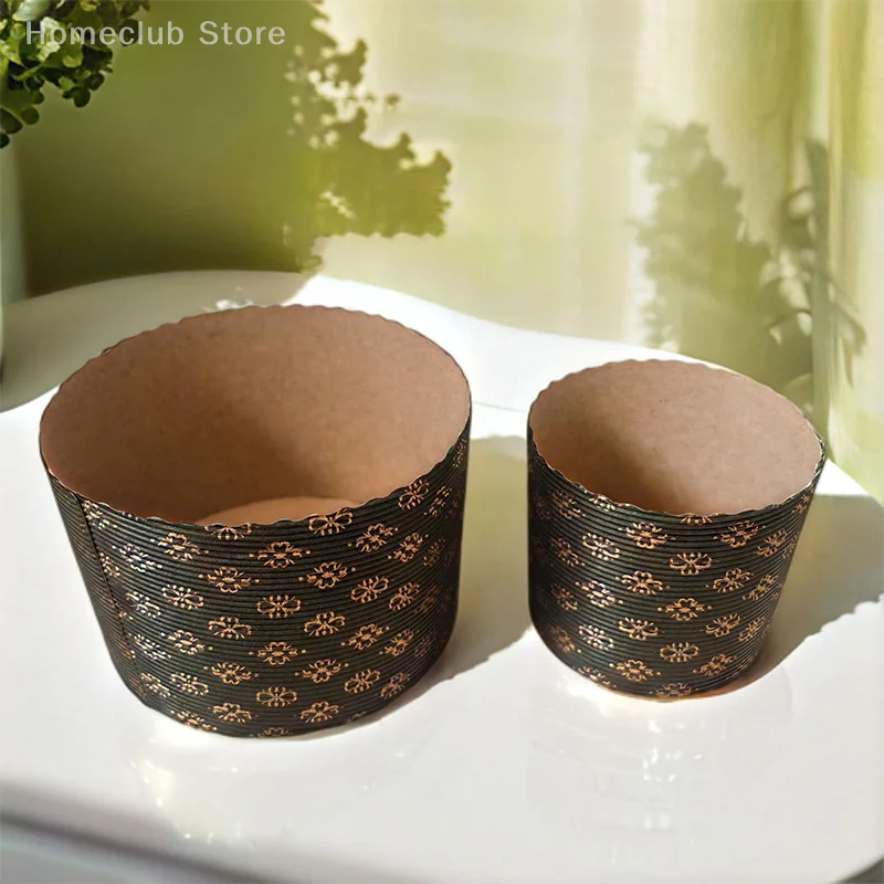 5Pcs Paper Tray Dove Mold Pastry Bread Cake Carton Packaging Cake Decoration Christmas Holiday Party Kitchen Baking Tools