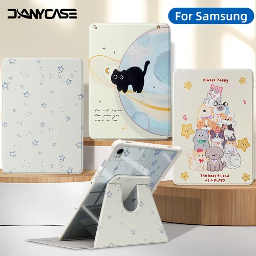 Funda para samsung tab a11 plus A9 + Funda para tableta S10 Lite/S10 FE/S9 FE/S9 S11 S10 +/S9 +/S9FE + 12,4 S10FE + Funda inteligente para dormir