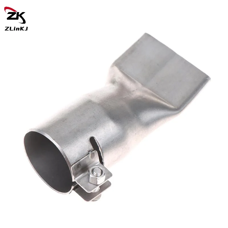 40mm Flat Nozzle Stainless Steel Hot Air Welding Nozzle For Supplies Accessories Convenient Installation Stable Performance