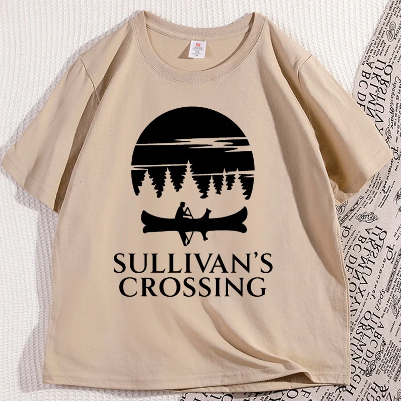 Sullivan's Crossing T-Shirt Camp Funny TV Crossing Merch T Shirt Hiking Nature Tshirt Casaul Round