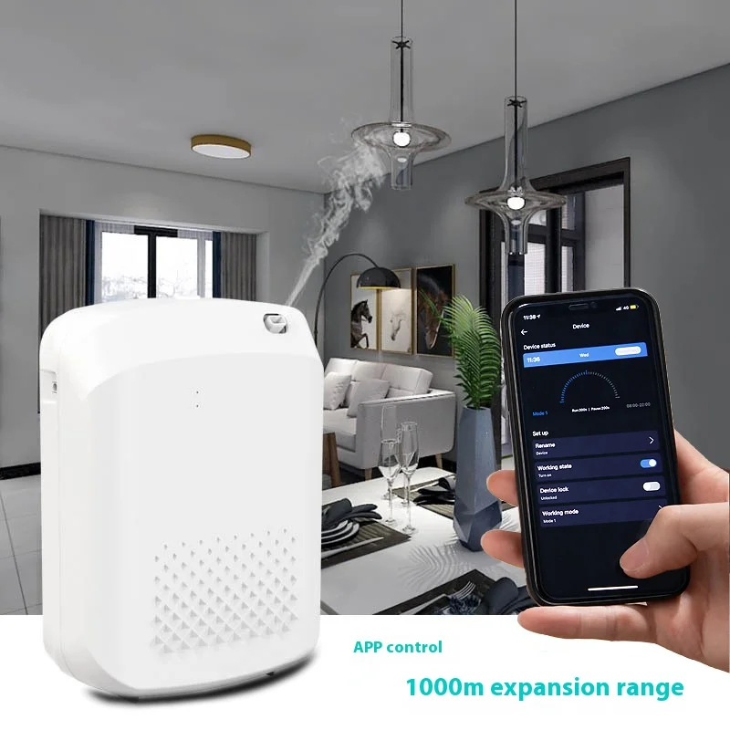 

Covering 1000m³ Bluetooth Control Smart Home Essential Oil Diffuser Fragrance Aromatherapy Machine Used in Multiple Places