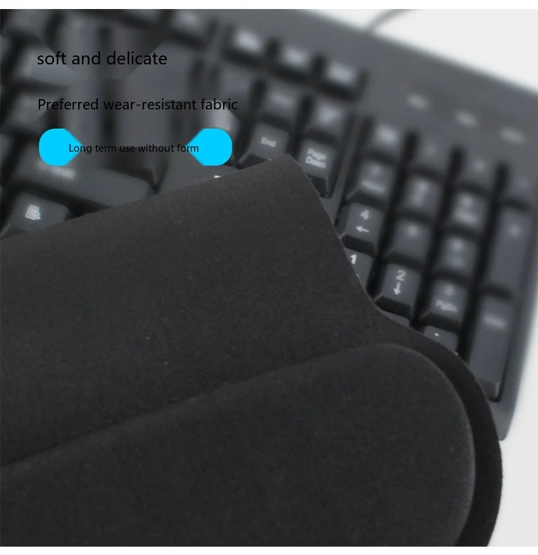 EVA-Schaumstoff Handgelenkauflage Mauspad 9 Farben Ergonomische Rutschfeste Schreibtischunterlage Büro Gaming Leichtgewicht – Detail 3