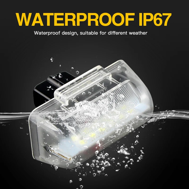 2 шт. задняя лампа номерного знака для Ford Transit MK6 MK7 1985-2013 для Ford Transit Connect 2002-2013 светодиодная подсветка номерного знака