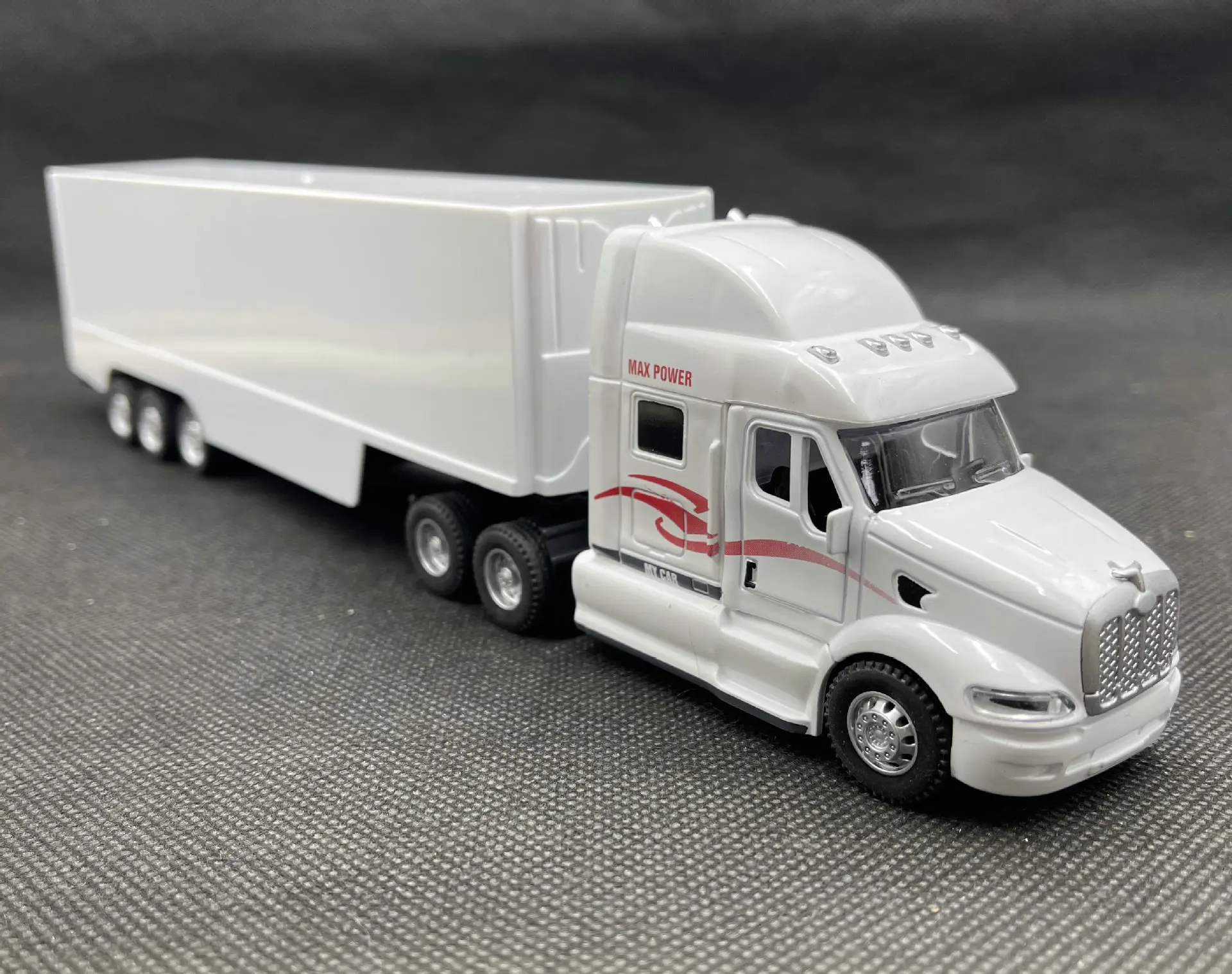 1:48 scale American Truck American trailer Alloy Car Head Cargo Car Children\'s Toys Birthday gift