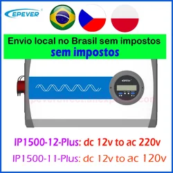 EPEVER nowy falownik IPower 1500W Plus IP1500-12-Plus DC 12v do AC 110V 120v 220v 230v 240v czysta fala sinusoidalna inwerter