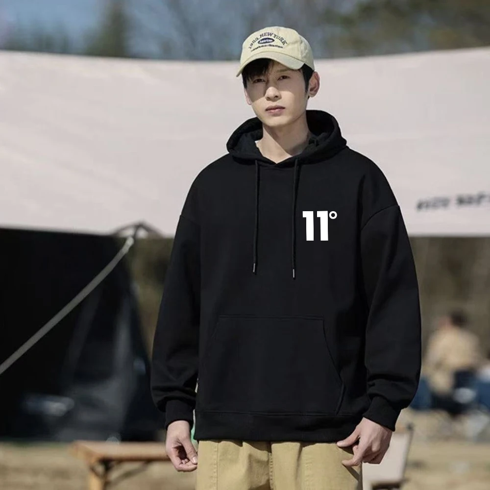 

Мужская модная спортивная рубашка-пуловер с капюшоном с принтом - Веселая спортивная толстовка с капюшоном - Двусторонний дизайн - Толстовка - Длинный слэ