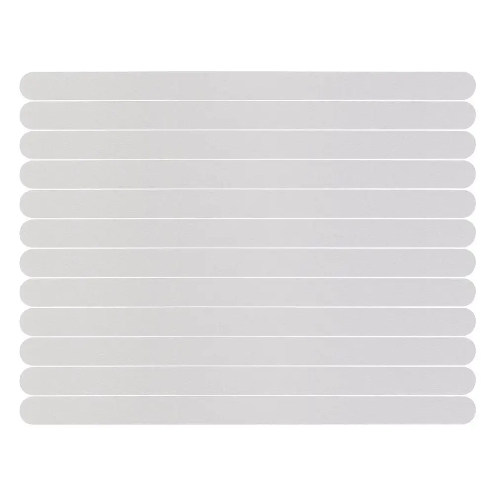 24Pcs Bathroom Safety Anti-Slip Strips Transparent Adhesive Bath Treads Non-Slip Concave Convex Surface for Bathtubs Showers