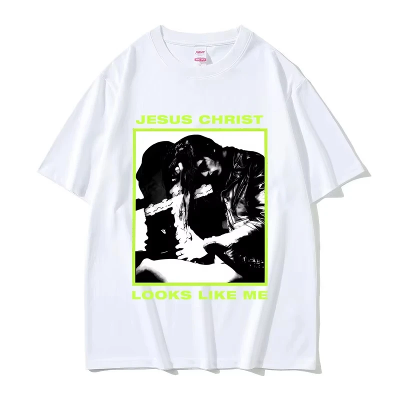 Type O Negative Jesus Christ Looks Like Me T Shirt Men Women Rock Metal Gothic Merch T-shirts Male Vintage Oversized Streetwear