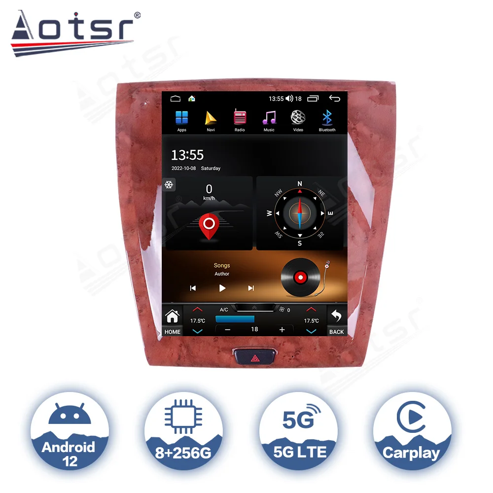 

AOTSR Car Player Android 12 For Jaguar XK XKR S XKR-S Auto Radio GPS Navigation DSP Autostereo Central Multimedia IPS Head Unit