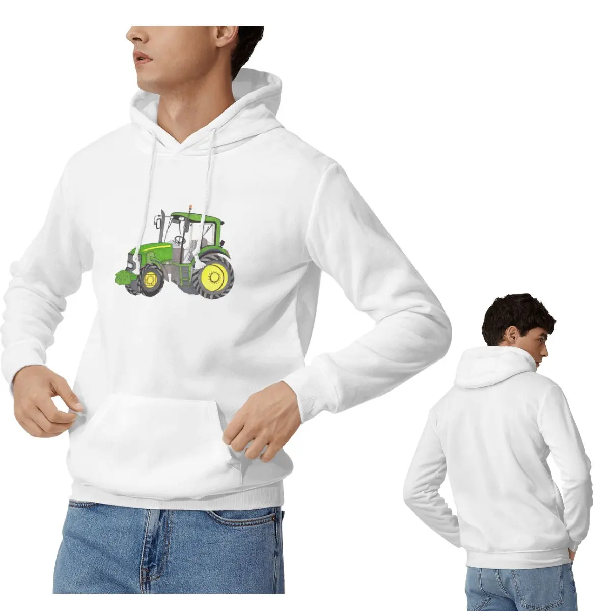 

ТРАКТОР толстовки мужские женские повседневные пуловеры толстовка модная одежда с длинными рукавами осень зима