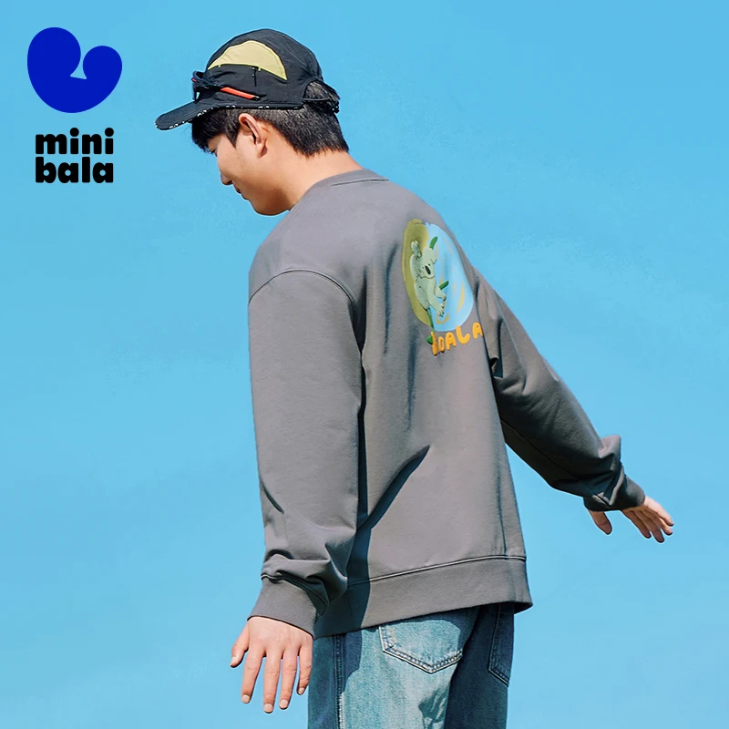 Mini Bala Unisex niños sudadera 2025 nueva primavera niños manga larga Top cómodo