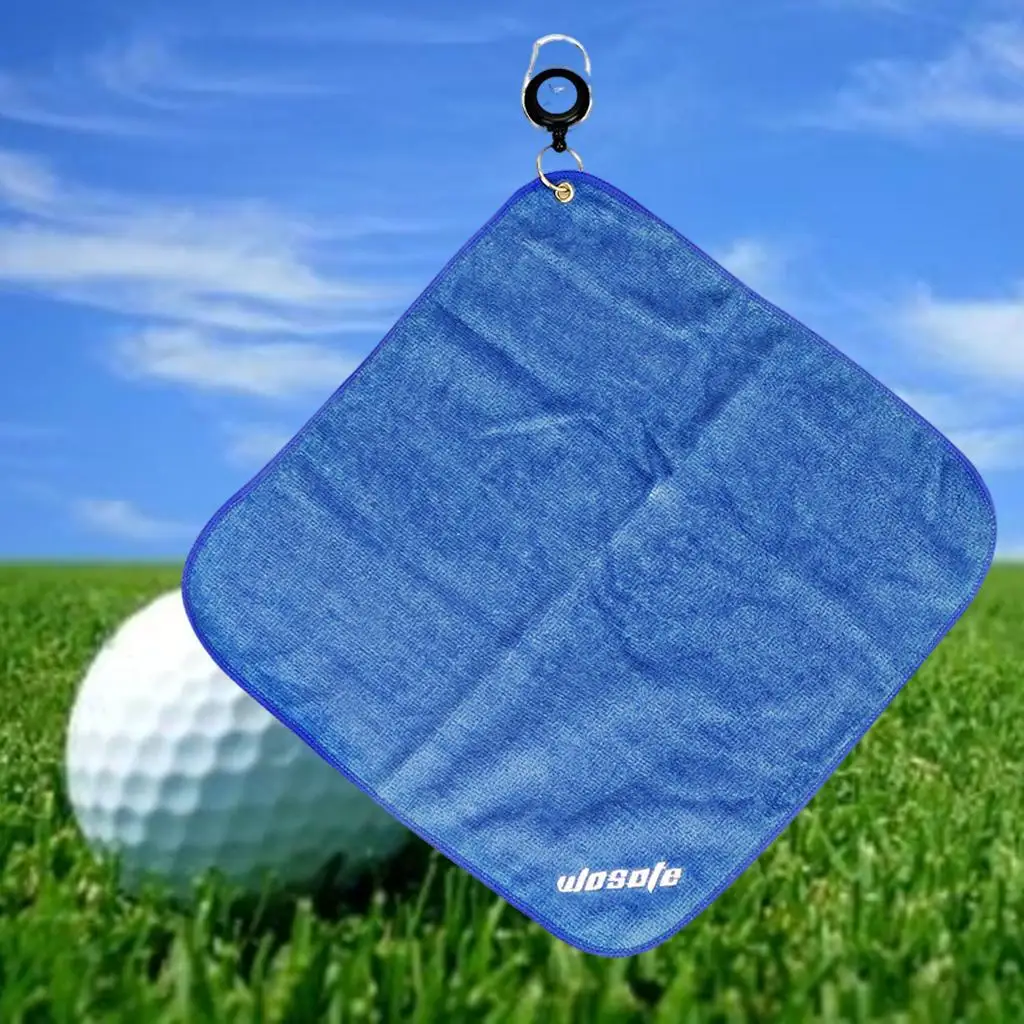 30x30cm Microfiber Golf Towel Sweat-absorbent Wiping Cloth Sports