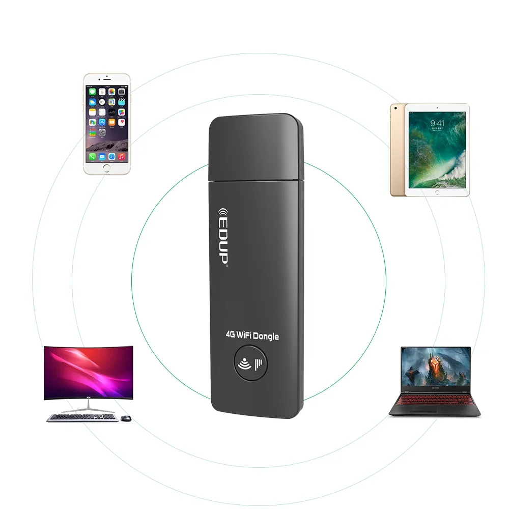 EDUP 150 Мбит/с 4G USB WiFi Dongle Адаптер LTE Универсальная мобильная точка доступа Поддержка 3G/4G Nano Sim-карты для ПК Настольный ноутбук Телефон