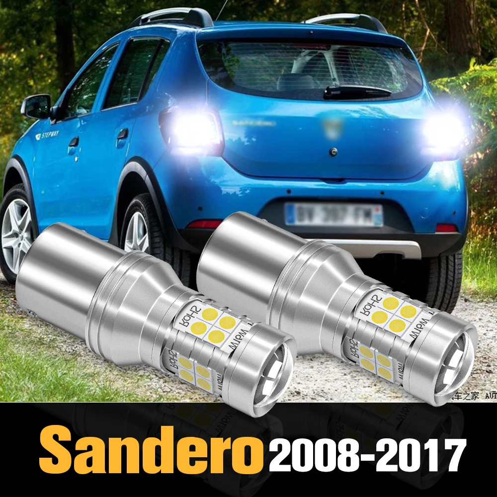 

2pcs Canbus LED Reverse Light Backup Lamp Accessories For Dacia Sandero 2008 2009 2010 2011 2012 2013 2014 2015 2016 2017