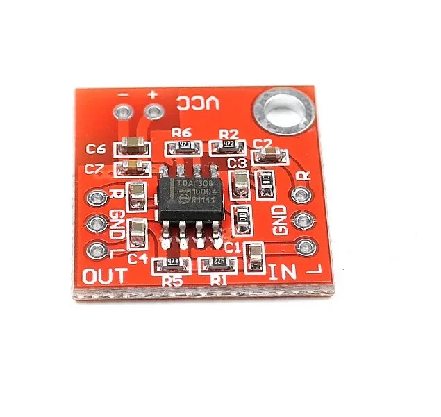 1PCS TDA1308 Stereo Headphone Amplifier Board Headset Amp Preamplifier Board Module 3V-6V