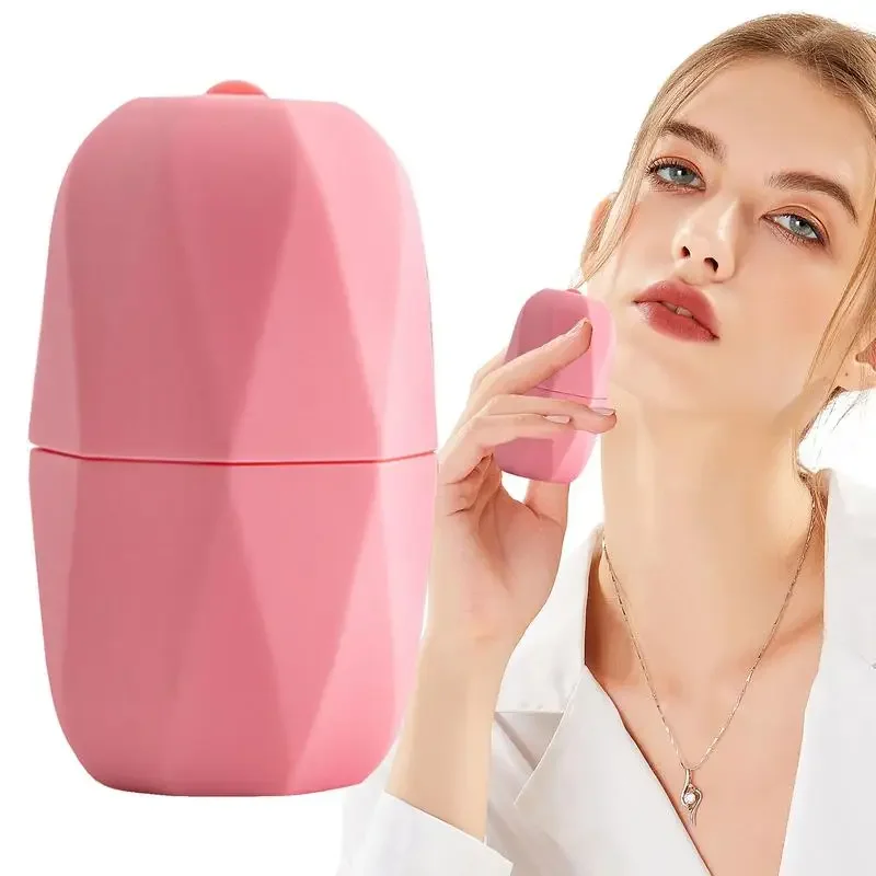 Face Ice Mold Skin Care ผู้ถือน้ําแข็งความงามบนใบหน้า Ice Roller Natural Skin Toning Ice Facial Roller สําหรับ Skin Care เครื่องมือ Ice Facial